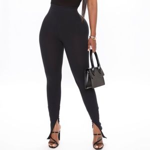 Tight and right high rise pants